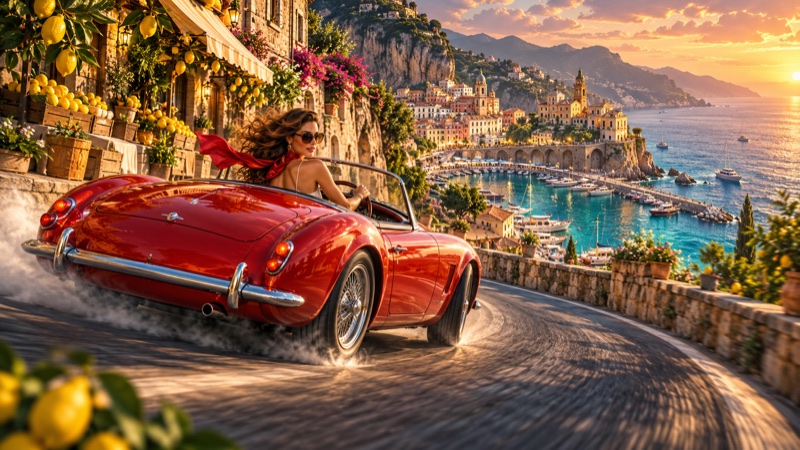 Azure Coast Rally illustrated cover