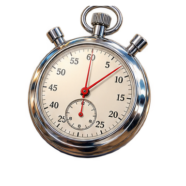 silver stopwatch