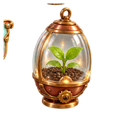 Glass seed