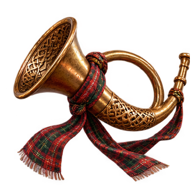 brass post horn