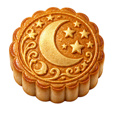 Golden moon cake