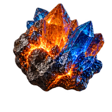 space mineral cluster