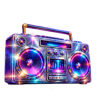 Chrome boombox