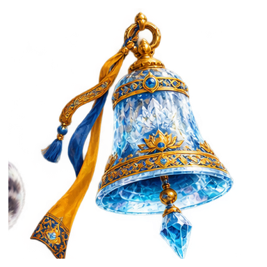 crystal prayer bell