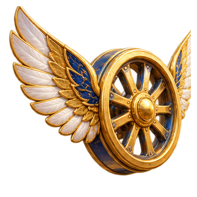 winged rail wheel
