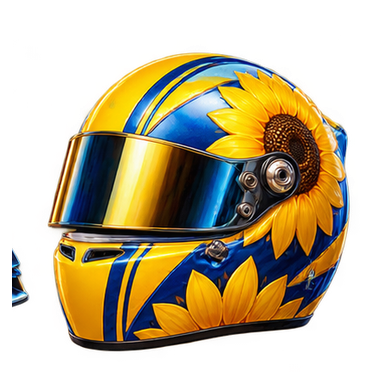 sunflower helmet