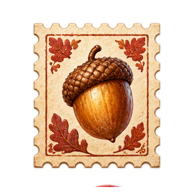 Acorn stamp